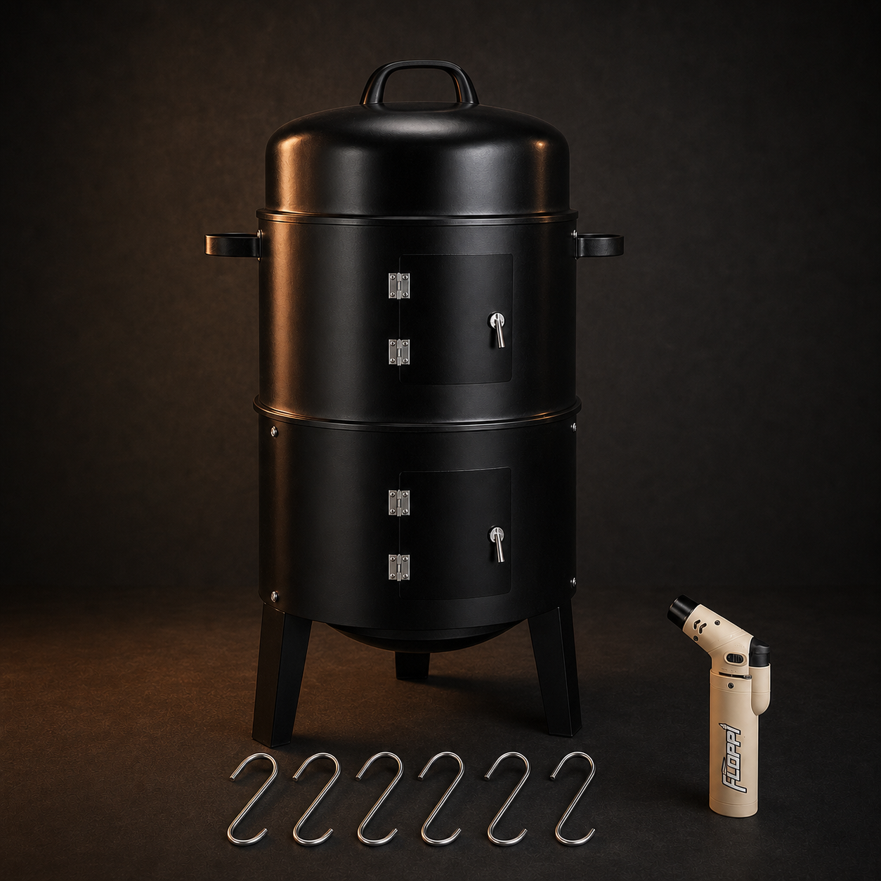 Combo barril INNOVO completo con kit de herramientas, ganchos y flameador